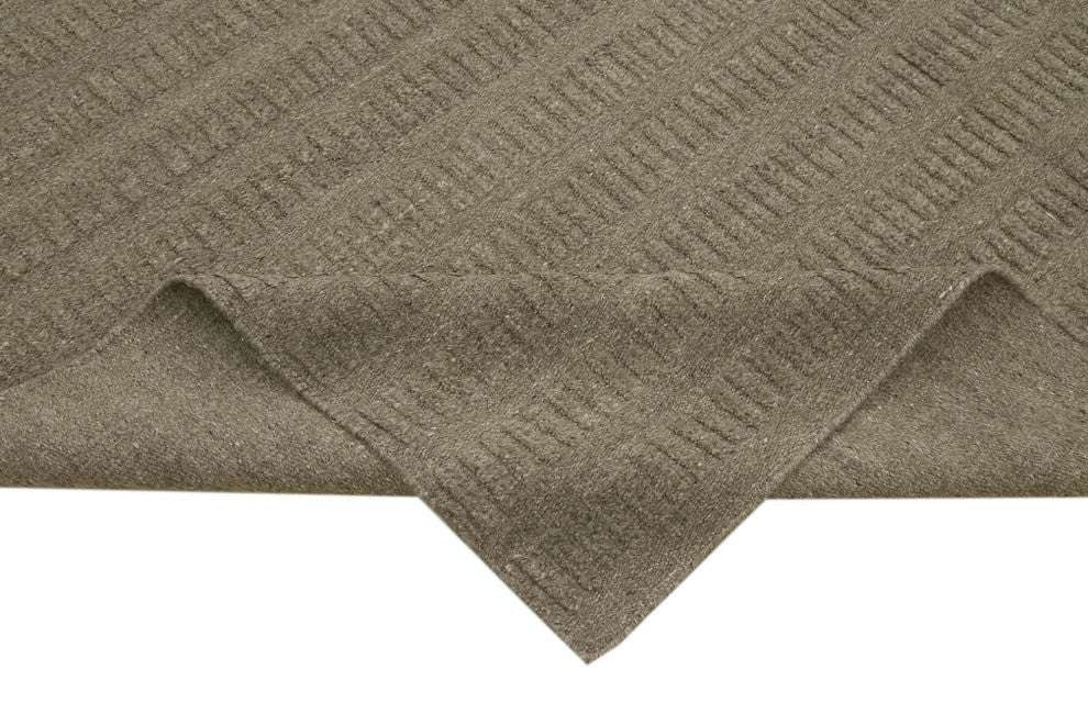Rug N Carpet - Handmade Modern Design 8' 1'' x 10' 0'' Wool Unique Kilim Rug