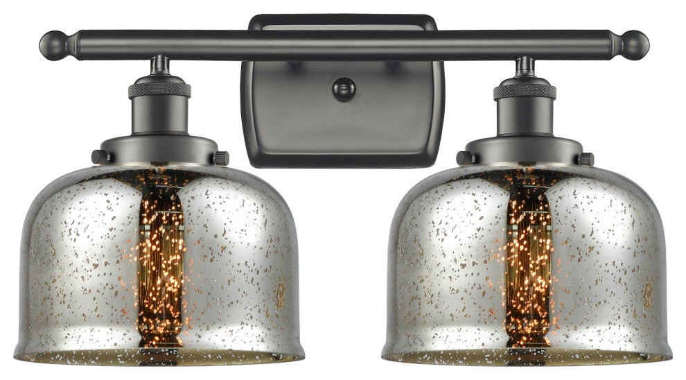 Innovations 916-2W-OB-G78 2-Light Bath Vanity Light, Oil Rubbed Bronze