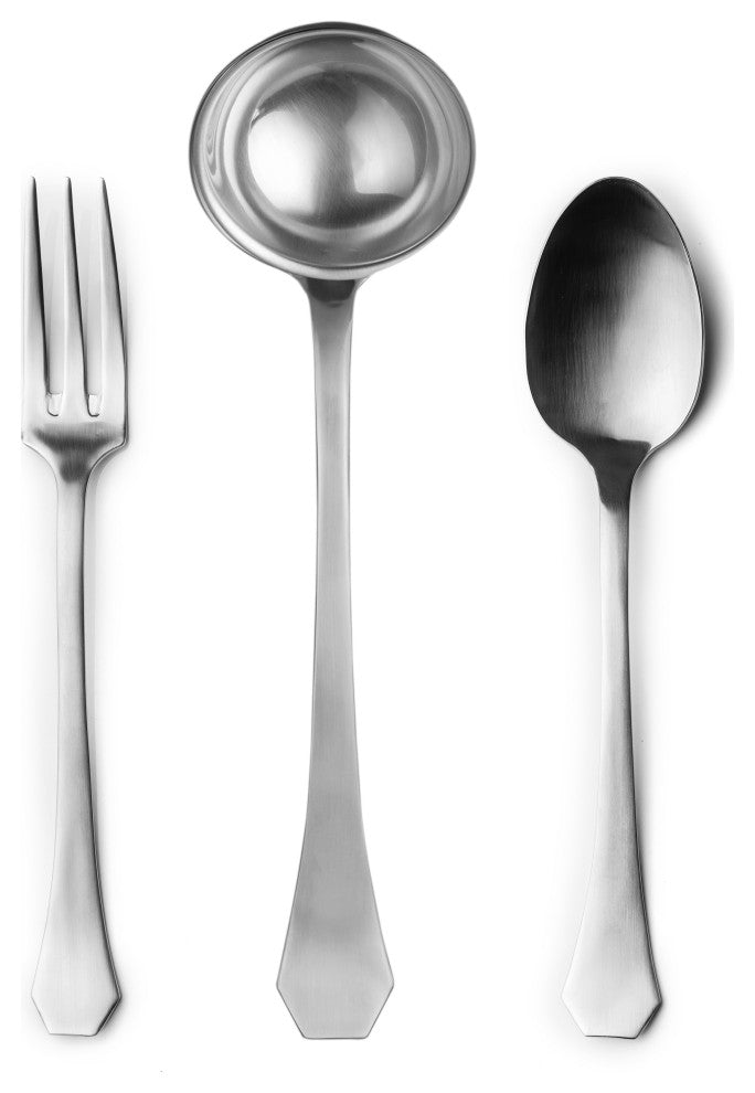 Moretto Serving Set, Ice, 3 Pcs.