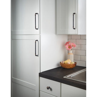 Top Knobs TK326 Reeded 12 Inch Center to Center Handle Cabinet - Polished