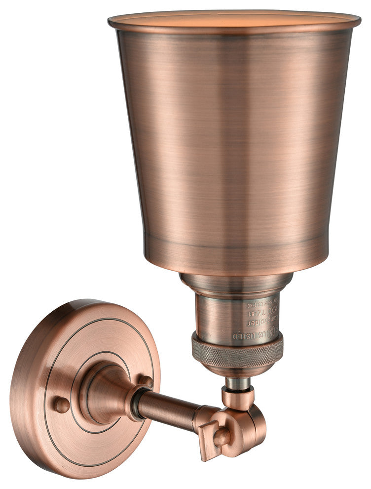 Franklin Restoration Addison 1 Light Wall Sconce in Antique Copper