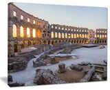 "Inside Ancient Roman Amphitheater" Landscape Wall Wall Art, 20"x12"