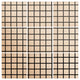 Deny Designs Little Arrow Design Co Monochrome Grid Wood Wall Mural, 3'x3'