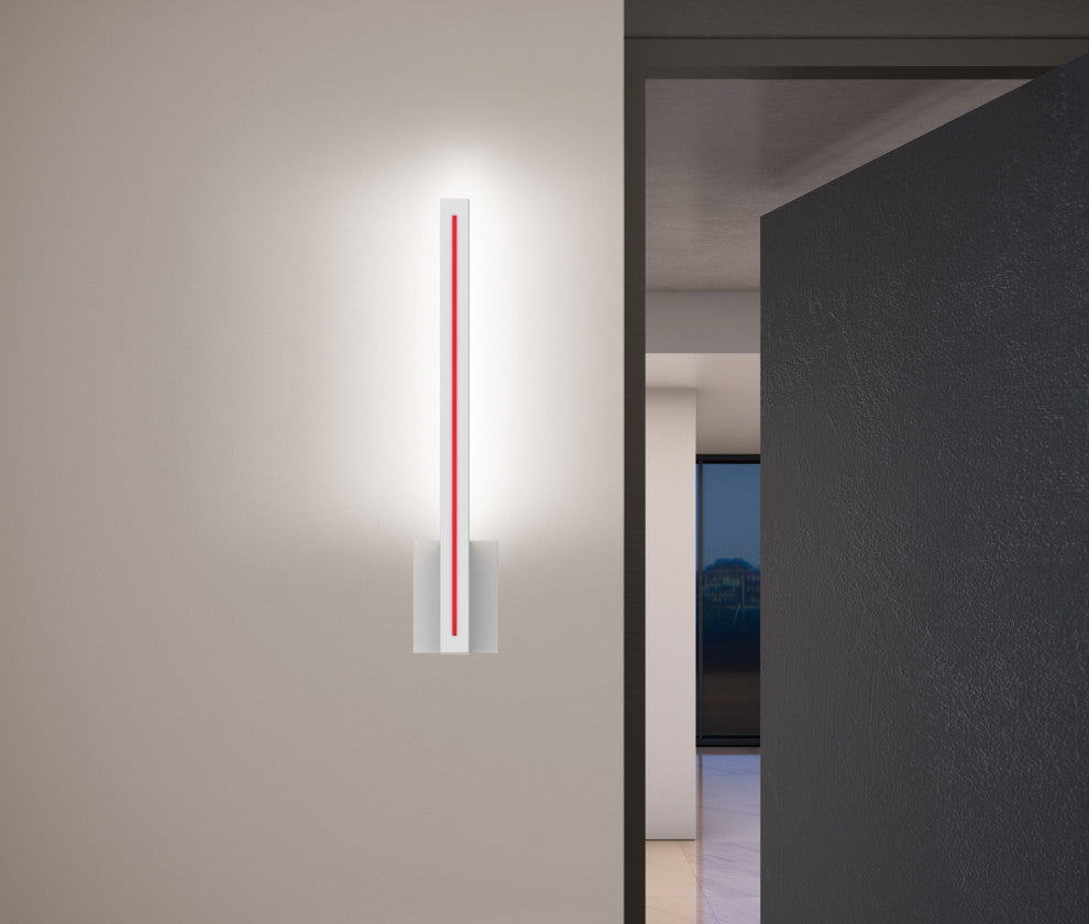 Sonneman 7113-WL Stripe 24" Tall Integrated LED Outdoor Wall - Textured Gray