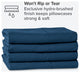 Bare Home Microfiber Pillowcases - Multi-Pack, Dark Blue, Standard, Set of 4