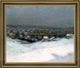 Henri Le Sidaner Snow in The MoonlightFramed Premium Canvas Print, 16"x20"