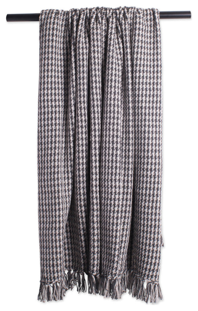 Mineral Houndstooth Throw