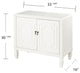 Amble Antique White Double-Door Accent Cabinet