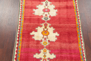 Consigned, Tribal Persian Medallion Oriental Hand-Knotted Vintage Area Rug, 4X5