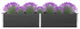 Vidaxl Garden Raised Bed 78.7"x39.4"x21.3" Wpc Gray