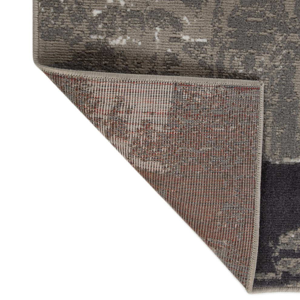 Alpine Ehra Power-Loomed Polypropylene Area Rug, Ivory, 2'7" X 10'