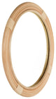 Nautical Decorative Wall Mirror, Rattan, Natural-Brown