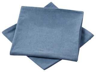 4 Piece Denim Pillow Shell Set (Jeans), Vintage, (2) 20" X 20"