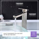 Enti Series Single Handle Vessel Sink Faucet in Brushed Nickel