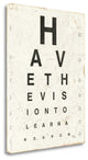 "Eye Chart II" By Pela Studio,Ready to Hang Giclee Print on Gallery Wrap Canvas