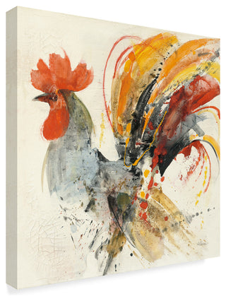 Albena Hristova 'Festive Rooster II' Canvas Art