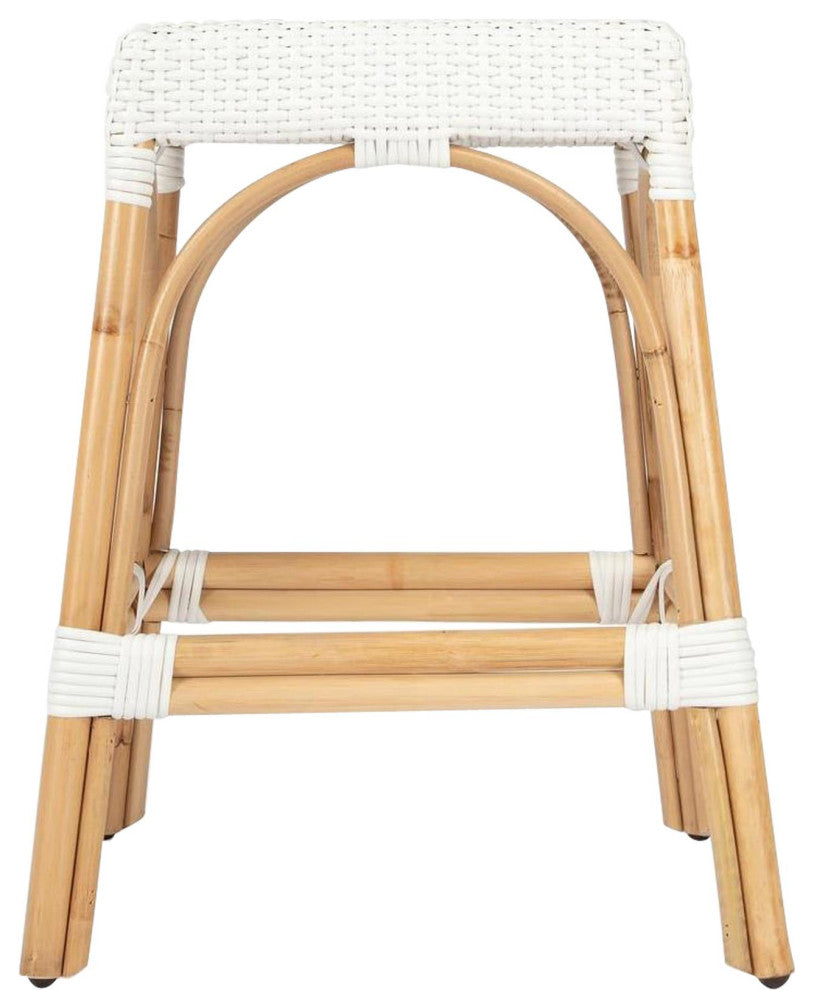 Mediterranean Rattan Counter Stool - Robias