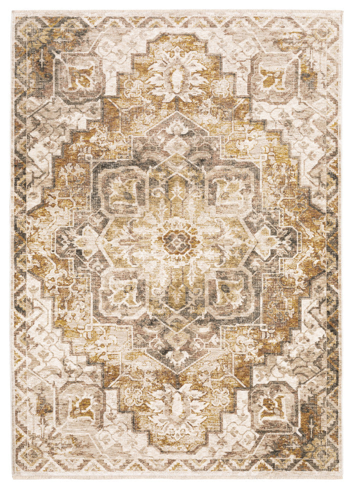 Oriental Weavers Maharaja Indoor Rug Gold/ Ivory 6'7" X 9'6"