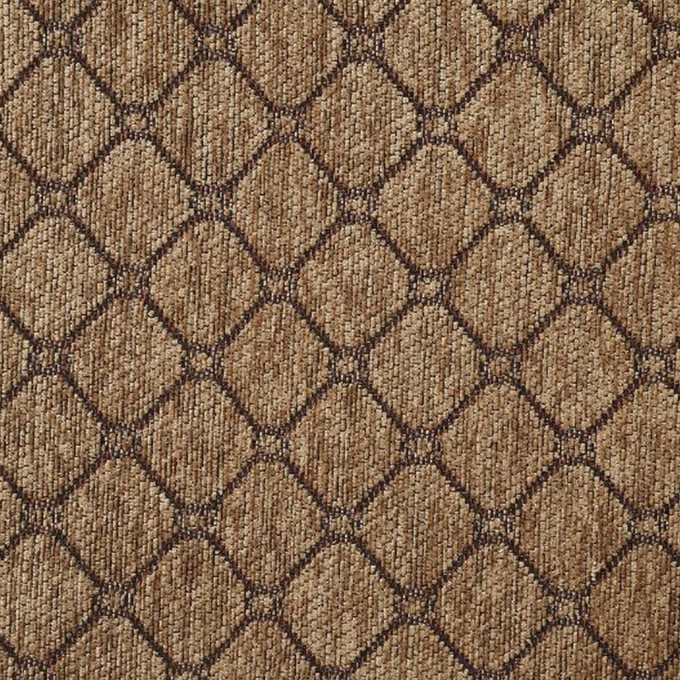 Benzara BM250627 Sofa With Crowned Top and Fabric Upholstery, Beige