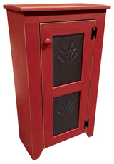 Punched Tin Cabinet, Old Red