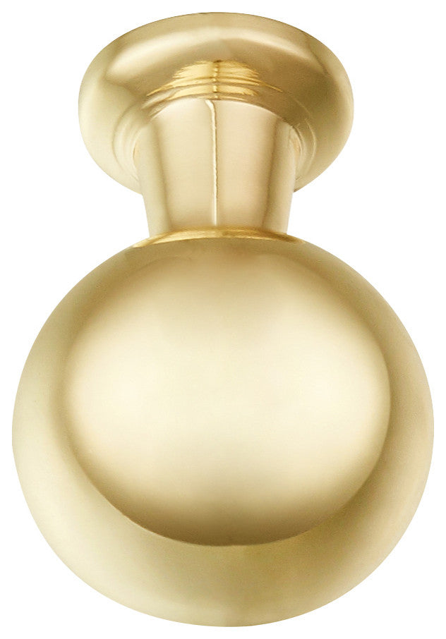 Utopia Alley Cabinet Knob Polished Gold/Matte Black/Brushed Nickel/Brushed Brass, Gold, 1 Pack