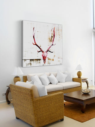 "Hot Temper" Fine Art Canvas Print, 24"x24"