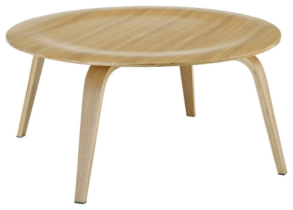 Modern Contemporary Living Room Wood Coffee Table Natural