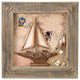 Framed Sailboat Wall Plaque