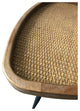 Scandinavian Rollo Rattan Side Table - Natural