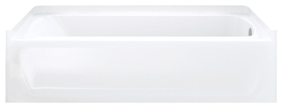 Sterling Ensemble Right-Hand Drain Bathtub Shower Kit 72"x40"x48", White