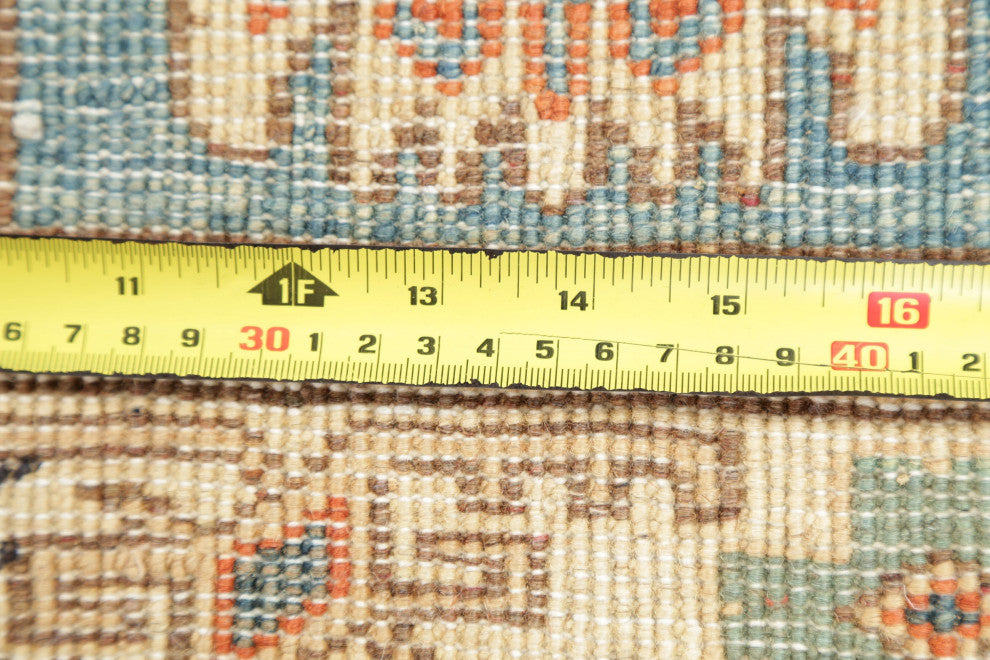 Faded Oriental Traditional Hand Made Pakistani Area Rug, Blue, 5'1"x3'4"