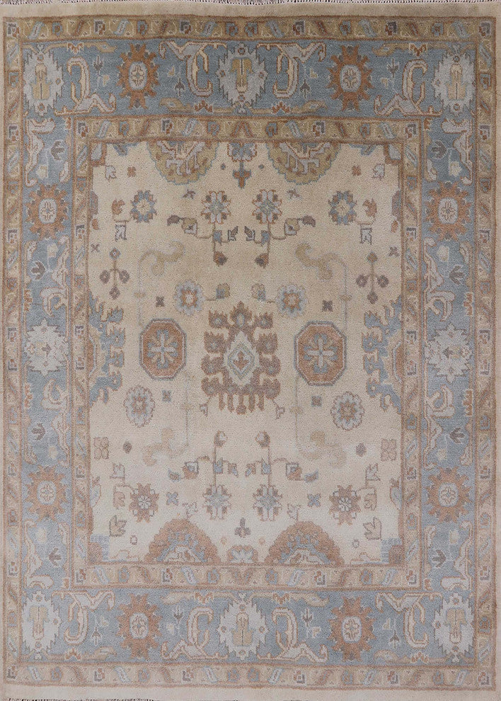 Ahgly Company Indoor Rectangle Mid-Century Modern Area Rugs, 7' x 10'