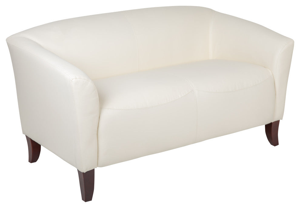 HERCULES Imperial Series Ivory LeatherSoft Loveseat
