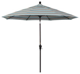 9' Aluminum Umbrella Auto Tilt Bronze, Gateway Mist