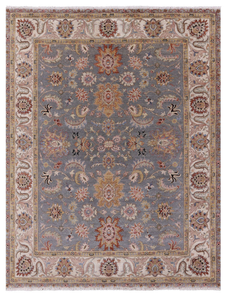 Handmade Persian Tabriz Wool Rug 7' 10" X 9' 8" Q9016