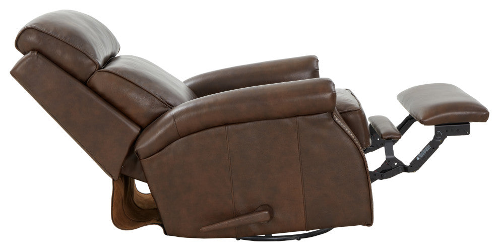 Crews Swivel Glider Recliner, Ashford Walnut