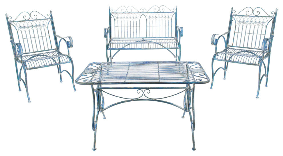Safavieh Leah Indoor-Outdoor 4-Piece Set