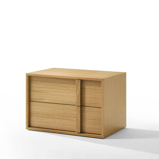 Nova Domus Berlin Modern Natural Oak Bedroom Set, Queen