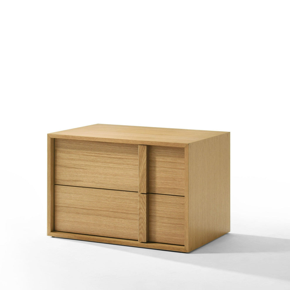 Nova Domus Berlin Modern Natural Oak Bedroom Set, Queen