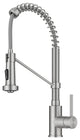 Bolden Commercial Style 2-Function Pull-Down 1-Handle 1-Hole Kitchen Faucet, Stainless Steel