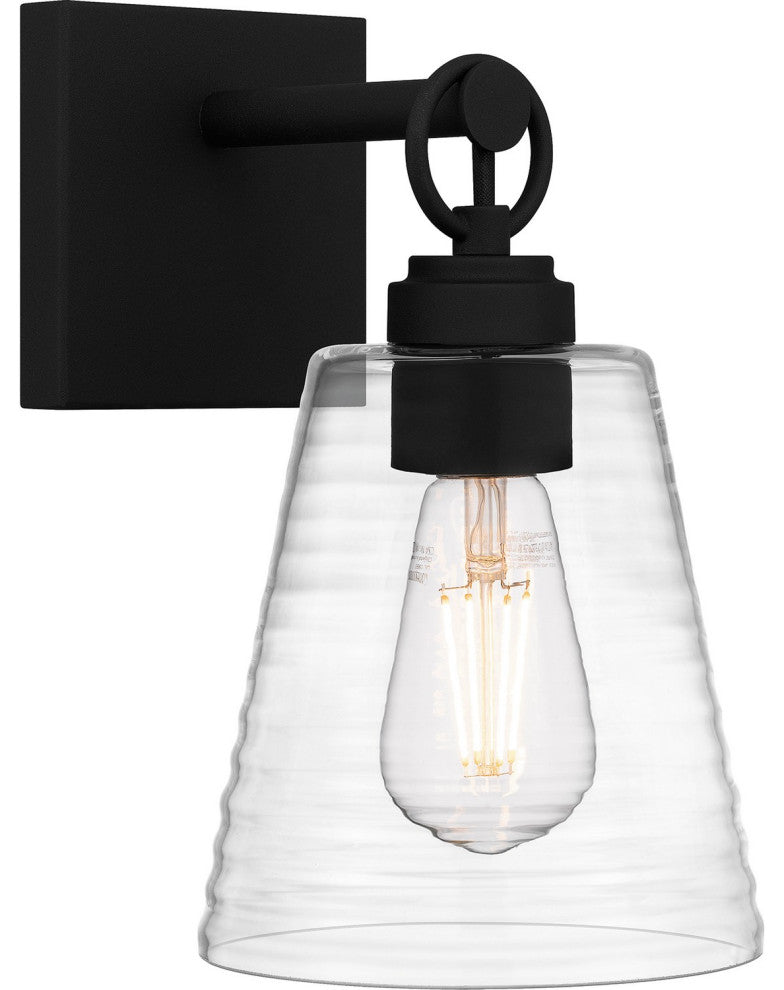 Dacosta 1-Light Wall Sconce, Earth Black