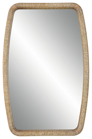 Uttermost Tiki Rattan Mirror