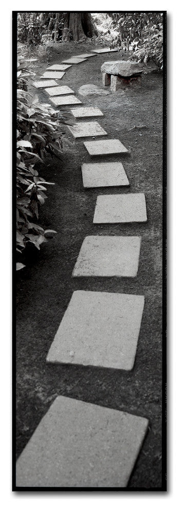 Alan Blaustein 'Japanese Garden I' Canvas Art, 6x19