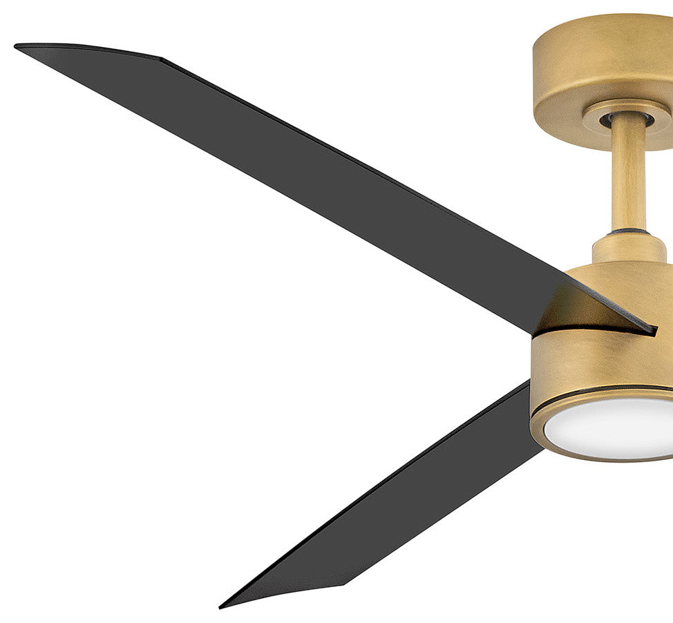 Hinkley Speck 52" Smart Fan, Heritage Brass