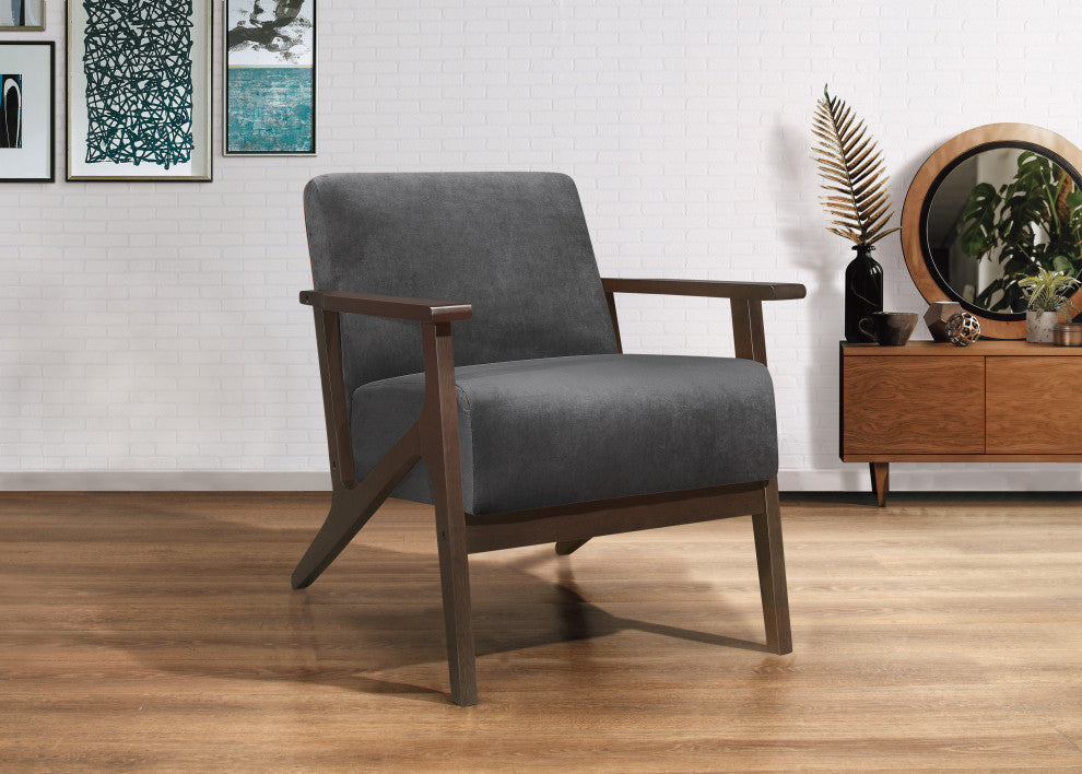 Narcine Accent Chair, Dark Gray