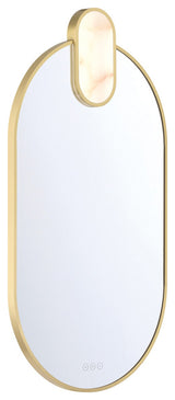 Mrissa, Mirror, 21"x39", Gold