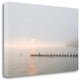 Sunset at the Pier 3 Giclee Wrap Canvas Wall Art