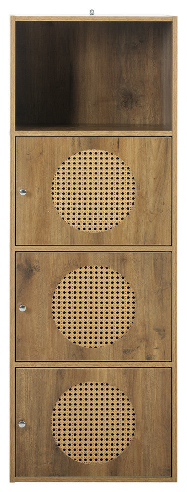 Freestanding Storage Cabinet with Door for Living Room Bedroom, 49" X 47"