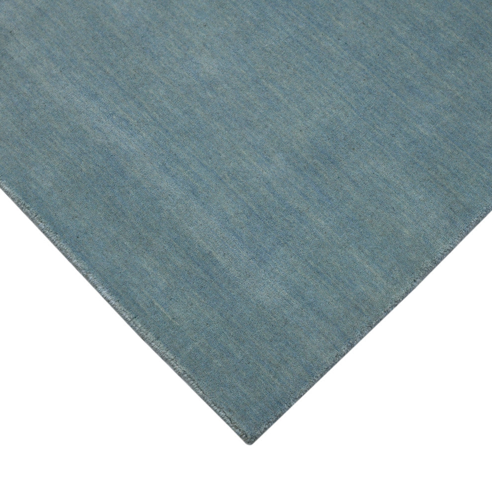Arizona Rye Area Rug, Light Blue, 10' x 14', Solid