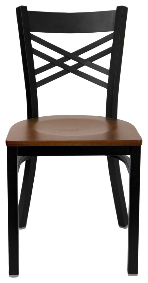 Restaurant Tables and Chairs, "Twin Peaks" ''X'' Back Dining Table Chair